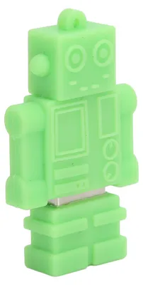 Obrázek produktu pro Cartoon U Disk – zelený robot, vysokorychlostní flash disk s velkou kapacitou, 64 GB