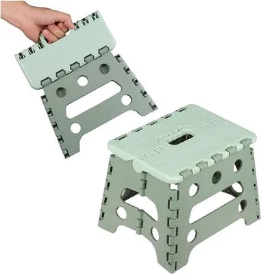Obrázek produktu pro Multifunkční skládací plastová stolička – výška 223 cm – zelená