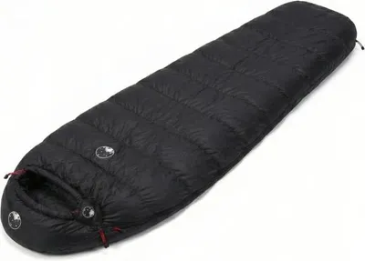 Produktbild von BS-1300 Günstigster Daunenschlafsack 1300g Daunen / Daunen bis -15° - Schwarz