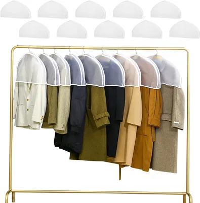 Immagine prodotto di Coperture per abiti, 10 pezzi, 60x30 cm, impermeabili, per armadi