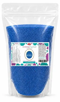 Produktbild von Aroma Zuckerwattezucker Blaubeere Geschmack 1 Kg