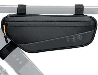 Immagine prodotto di Borsa impermeabile per telaio della bicicletta - Modello triangolare da 1,8 litri con tasche laterali