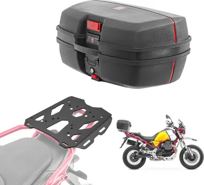 Image de Kit top case + porte-bagages adaptable sur Moto Guzzi V85 19-23 # TB8 DPL1