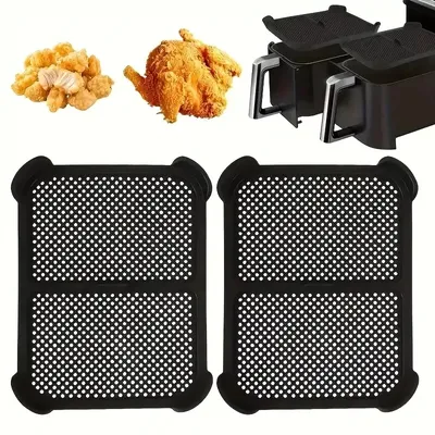 Produktbild von 2 ks ochrana proti striekajúcej vode Ninja Airfryer, príslušenstvo, silikón, AF400, teplovzdušná fritéza, sada 2 ks