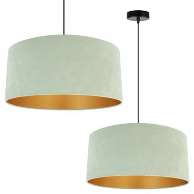 Obrázok produktu pre Závesná lampa Stropný svietnik Zlatý zamat Stínidlo