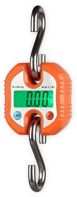 Image de Balance de cuisine numérique, 3 unités de mesure, 2 plateaux, 0-150 kg, 50/100 g, orange