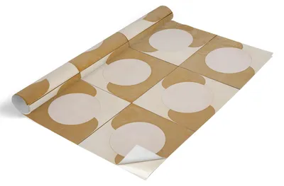 Produktbild von Tulup Möbelfolie - Klebefolie Möbel - Selbstklebende Folie 100x50 cm - Möbelfolie Schrank - Folie für Möbel - Möbelfolie Küche - Wasserdicht - Abwaschbar - Selbstklebend - Luftblasenfrei - Senfformen