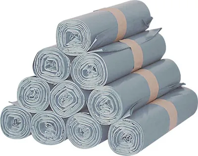 Produktbild von Müllsäcke, grau, 100 Liter, Stärke 20 µm, BxH 780 x 990 mm, VE=300 Stück