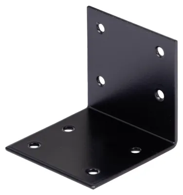 Immagine prodotto di Alberts 824945 Staffa grandangolare - nera - plastificata - 60 x 60 x 60 mm, set da 50