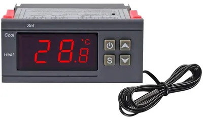 Obrázok produktu pre Digitálny regulátor teploty 110V-220V s LED displejom a NTC snímačom