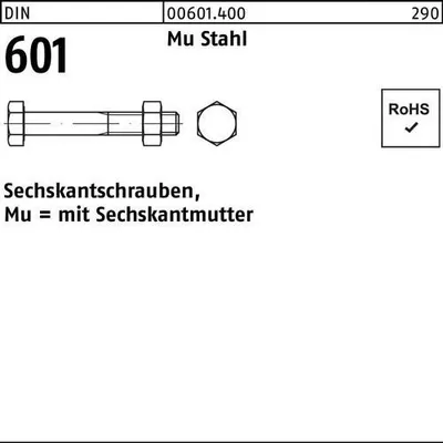 Produktbild von Reyher  Sechskantschrauben DIN 601 Mu St. M 20 x 120 (25 Stück)