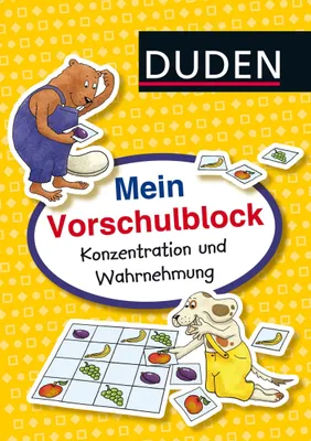 Produktbild von Mein Vorschulblock: Konzentration und Wahrnehmung