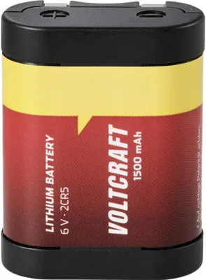 Produktbild von VOLTCRAFT Fotobatterie 2CR5 Lithium 1500 mAh 6 V 1 St.