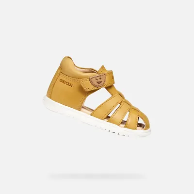 Produktbild von Geox Gelbe Jungensandalen für die ersten Schritte Sandal Macchia 20