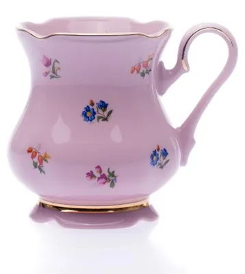 Produktbild von Becher aus rosa Porzellan, 0,25 l, Leander