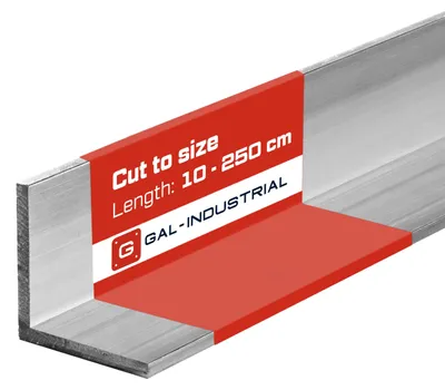 Immagine prodotto di GAL-INDUSTRIAL | Angolare in alluminio - 40x40x4mm - 30cm - Taglio su misura