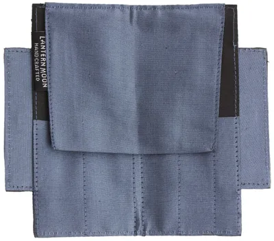Stricknadeltasche mit 5 Fächern, Magnetverschluss, Arctic (Blau)