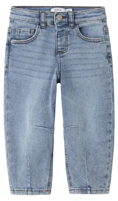 Produktbild von NAME IT Mädchen Nmfbella Balloon Jeans 2441-Sm N, Medium Blue Denim, 116