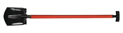 Produktbild von Sandschaufel Gre 000 21 x 25,5 cm Stiellnge 110 cm mit hohlem Glasfaserstiel, 2 Fe