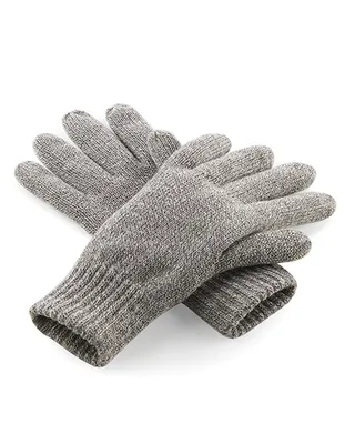 Produktbild von Beechfield Uni Handschuhe Classic Thinsulate™ Gloves B495 Grau Heather Grey S/M