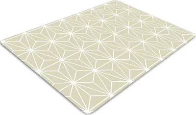 Produktbild von Stuhlunterlage Bürostuhlunterlage 120 cm x 90 cm Bodenmatte Bürostuhlunterlage - Geometrisches Muster
