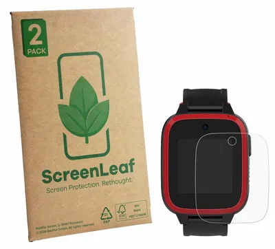 Produktbild von 2x ScreenLeaf Schutzfolie für Xplora Let's Go Displayschutz Display Schutz Folie Klar Transparent