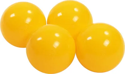 Obrázok produktu pre MeowBaby plastové loptičky do kúpeľa 7 cm, detské plastové loptičky na hranie, 50 kusov: žltá