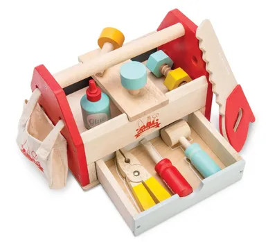 Obrázok produktu pre Le Toy Van Tool Box, Detská sada náradia, Building, 3 rok / roky, Drevo, Viacfarebný