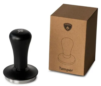 Produktbild von Espressotamper – 58 mm, Aluminium, Schwarz