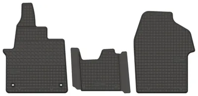 Image de Tapis avant en caoutchouc + tunnel pour Citroen SpaceTourer 2016- – 3 pièces, noirs, sur mesure