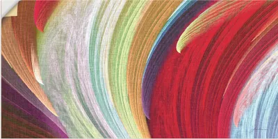 Produktbild von ARTland Wandbild, selbstklebend Windwellen I Größe: 150x75 cm