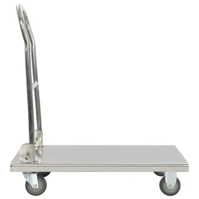 Immagine prodotto di Carrello di Trasporto Argento 82x53x86 cm Acciaio Inossidabile