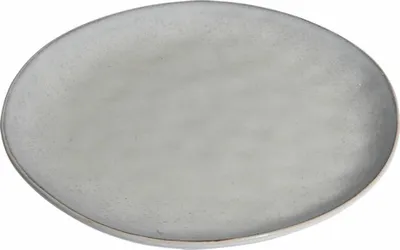Zdjęcie produktu dla ESTIA | Talerz – talerz deserowy – z kamionki – beżowy – okrągły 21 cm – talerz obiadowy – talerz płaski – talerz do ciasta