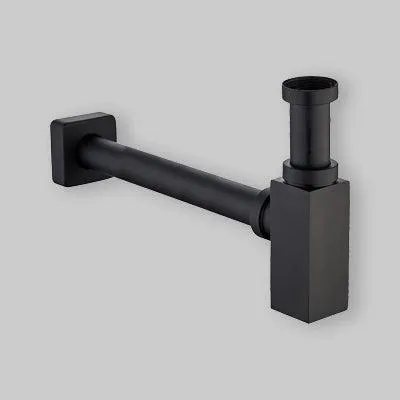 Obrázok produktu pre Odtokový sifón Arredo, čierny, 1"1/4 x 32