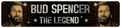 Produktbild von Bud Spence Blechschild The Legend 46 x 10 cm
