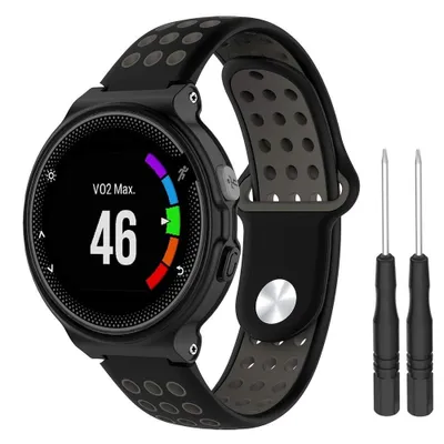 Obrázok produktu pre Garmin Forerunner 235 Silicone Sport remienok, Black/Gray