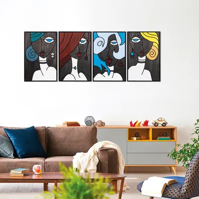 Immagine prodotto di Wallity, Our- SKL1277, Colorato, Altre decorazioni per la casa, 39 x 59 cm, 100% compensato (spessore: 1