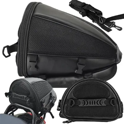 Produktbild von Wasserdichte Motorrad-Tasche, Rücksack für Sitzbank, 15L
