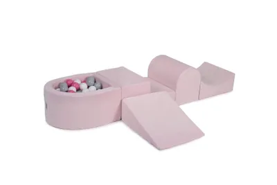 Produktbild von Schaumstoff Bausteine Kinder mit Bällebad - Softbausteine Baby