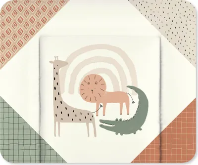 Produktbild von Julius Zöllner Wickelauflage Softy 75x85 Folie Wild Friends GD