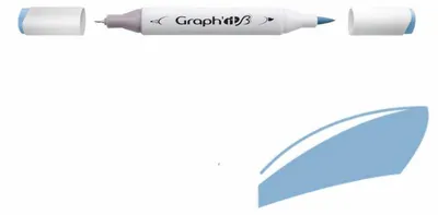 Obrázek produktu pro Lihová fixa GRAPH'IT oboustranná Brush & Chisel, Sky