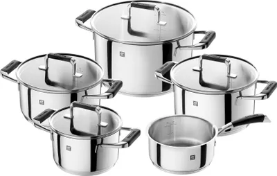 Produktbild von ZWILLING ZWILLING Poletto Kochtopfset 5-tlg, Edelstahl