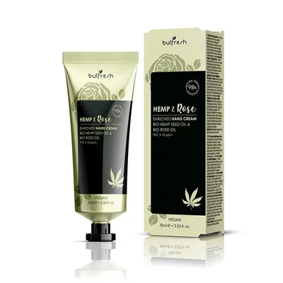 Produktbild von Bulfresh - Handcreme Hanf und Rose 75 ml