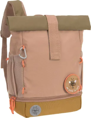 Image de Lässig Mini Nature Hazelnut Rolltop Sac à dos pour l'école maternelle