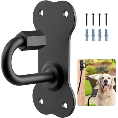 Hunde-Leinenhalter Wandhaken aus Kohlenstoffstahl, bis 136 kg