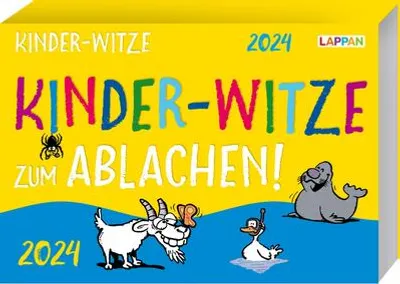 Produktbild von Kinder-Witze zum Ablachen! 2024: Mein Kalender für jeden Tag