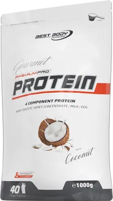 Immagine prodotto di Best Body Nutrition - Gourmet Premium Pro Protein - 1000 g, confezione sigillata "Zipp", 1 confezione da 1000 g, gusto: cocco