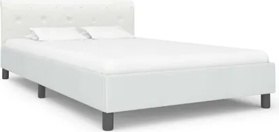 Obrázok produktu pre vidaXL Posteľný rošt biely z umelej kože 120 x 200 cm