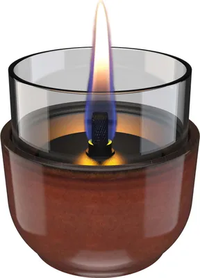 Produktbild von Tenderflame - Violet 8 Reactive Glaze Tischkerze, nachfüllbar, Bernstein