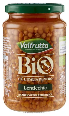 Image de Lentilles biologiques italiennes Valfrutta, 360 g